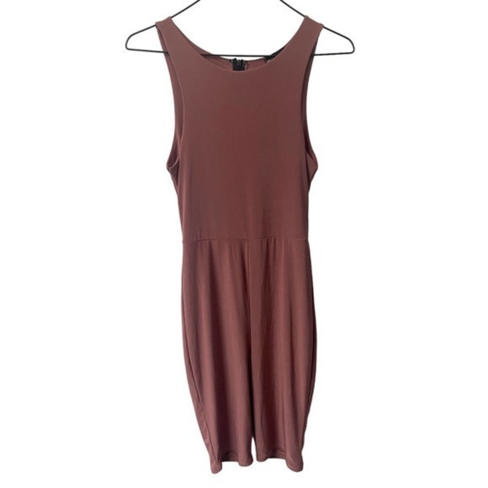 Pretty Little Thing‎ Rose Romper Bodysuit Sleeveless Scoop Stretch Size 8